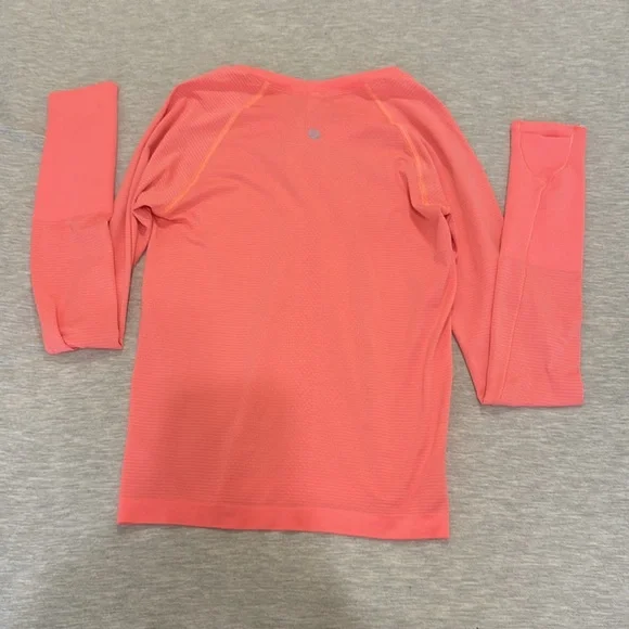 Lululemon Swiftly Tech 2.0 Long Sleeve Top 🩷🧡 - Picture 4 of 4